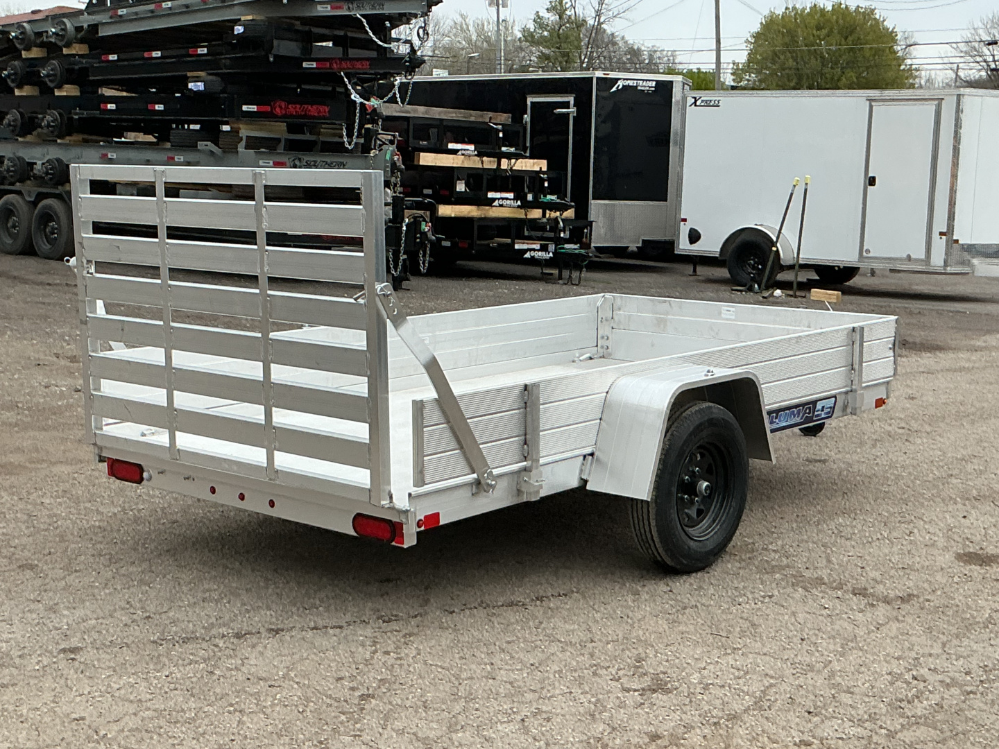 New 2027 Aluma 6310ESA-TG 63" x 10' Aluminum Utility Trailer