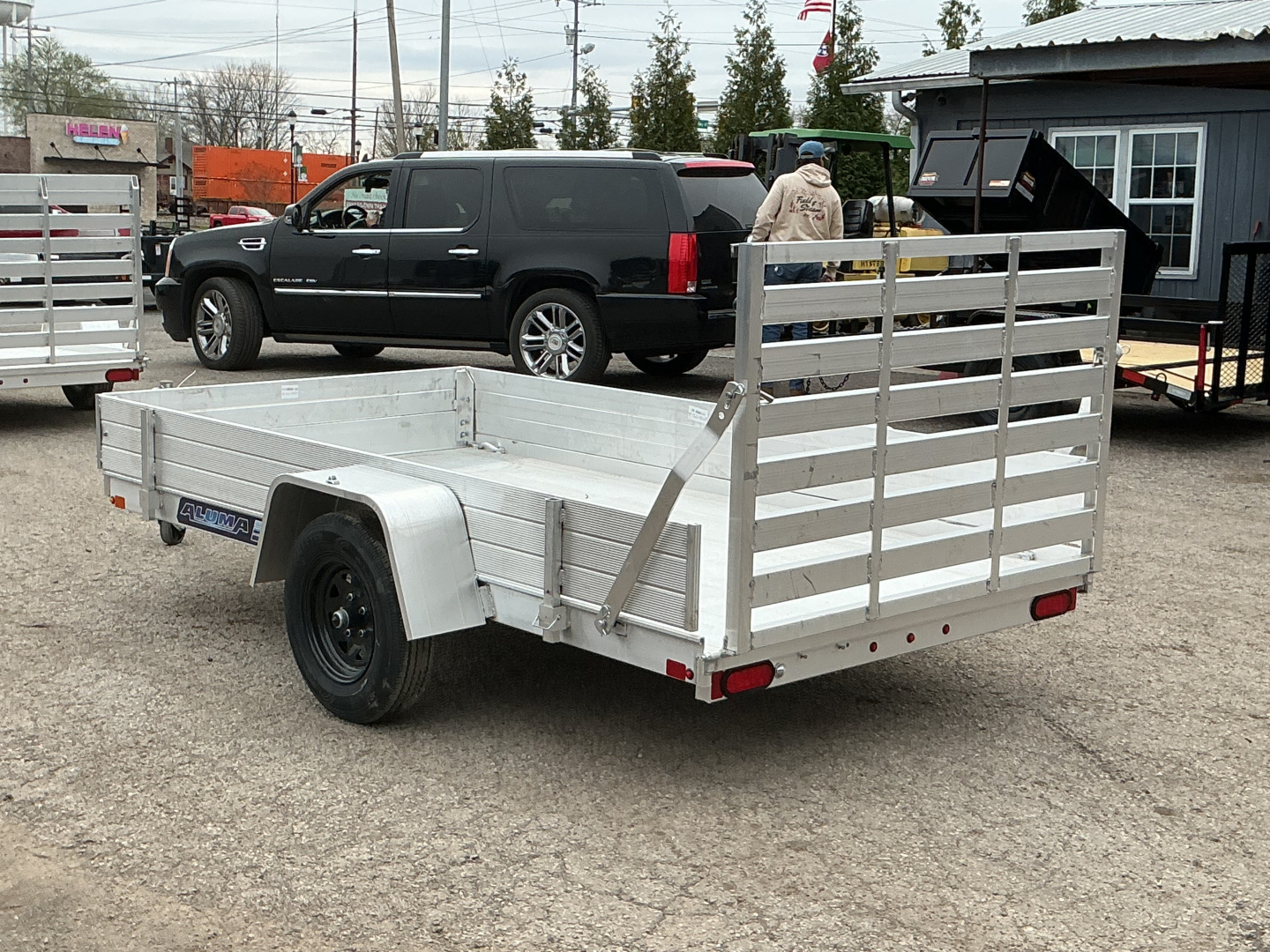New 2027 Aluma 6310ESA-TG 63" x 10' Aluminum Utility Trailer