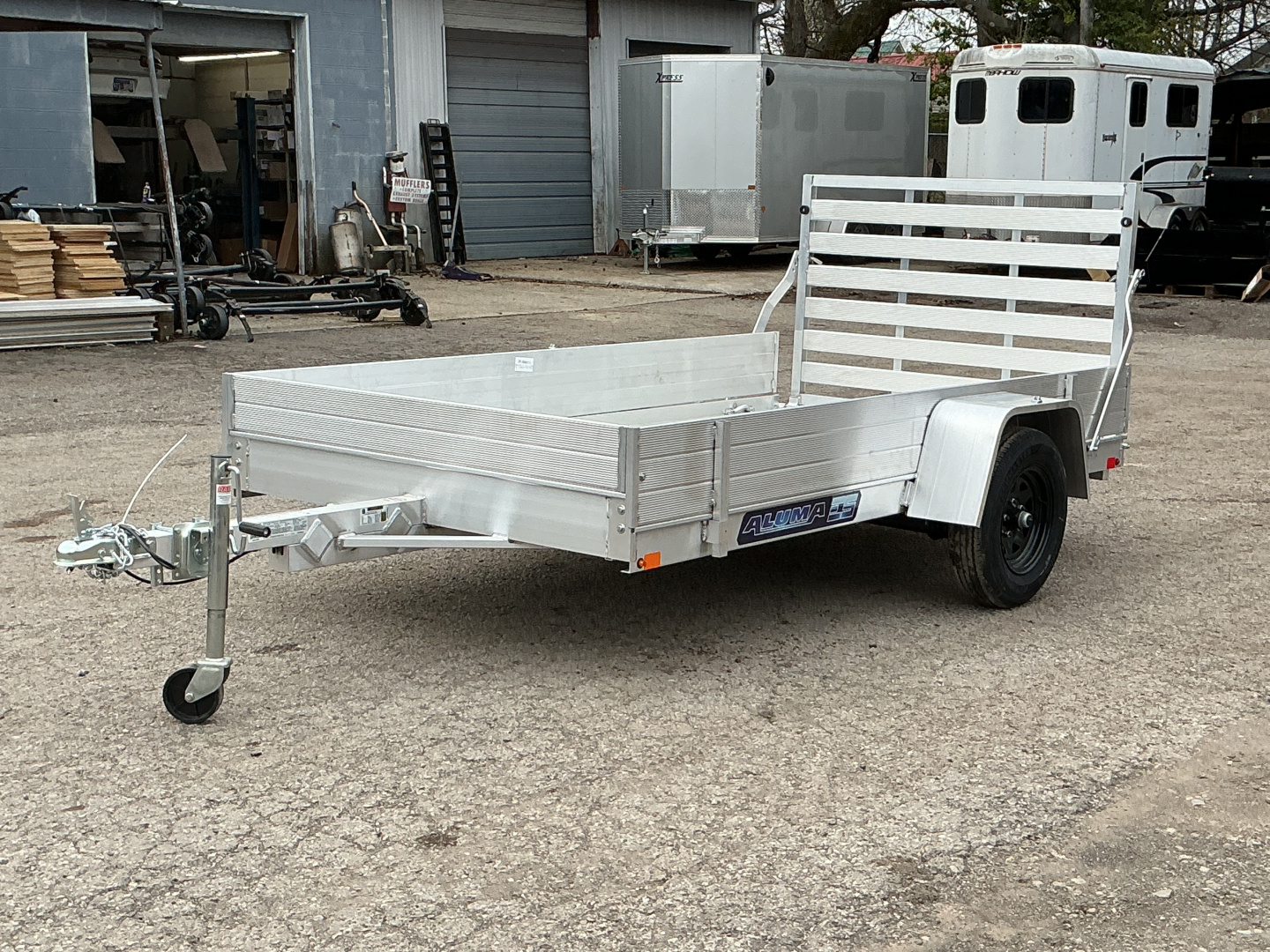 New 2027 Aluma 6310ESA-TG 63" x 10' Aluminum Utility Trailer
