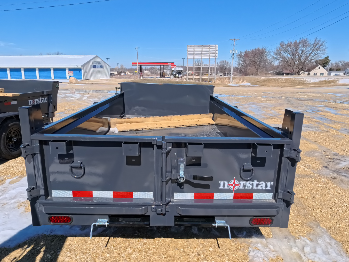 New 2026 Norstar 72x12 DCB Dump Trailer, 9,900lb GVWR, Scissor Hoist, ST225/75 R15 LRD 8 Ply Tires