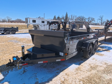 New 2026 Norstar 72x12 DCB Dump Trailer, 9,900lb GVWR, Scissor Hoist, ST225/75 R15 LRD 8 Ply Tires