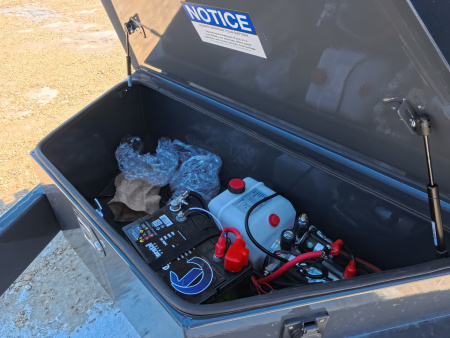 New 2026 Norstar 72x12 DCB Dump Trailer, 9,900lb GVWR, Scissor Hoist, ST225/75 R15 LRD 8 Ply Tires