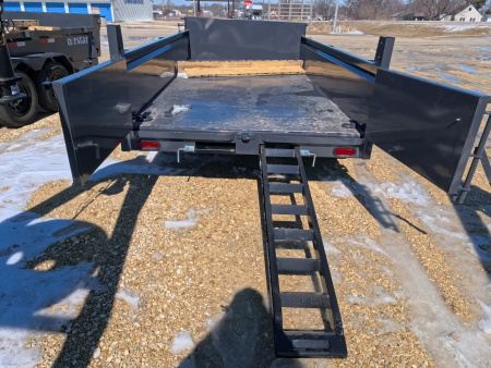 New 2026 Norstar 72x12 DCB Dump Trailer, 9,900lb GVWR, Scissor Hoist, ST225/75 R15 LRD 8 Ply Tires