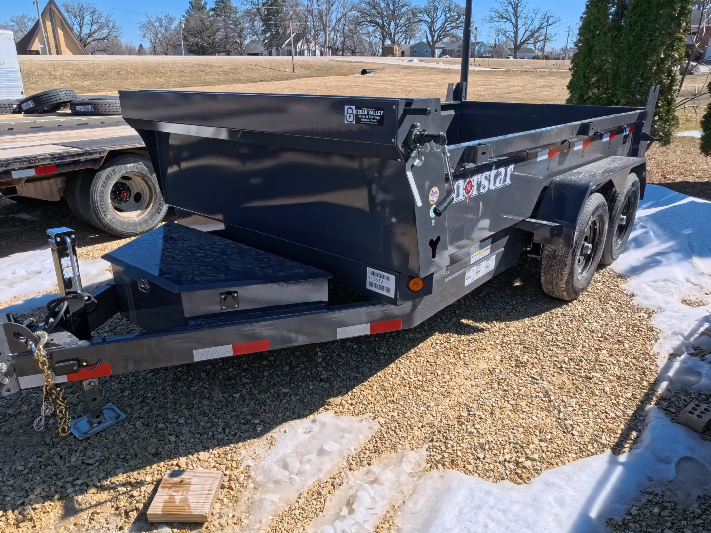 New 2026 Norstar 72x12 DCB Dump Trailer, 9,900lb GVWR, Scissor Hoist, ST225/75 R15 LRD 8 Ply Tires