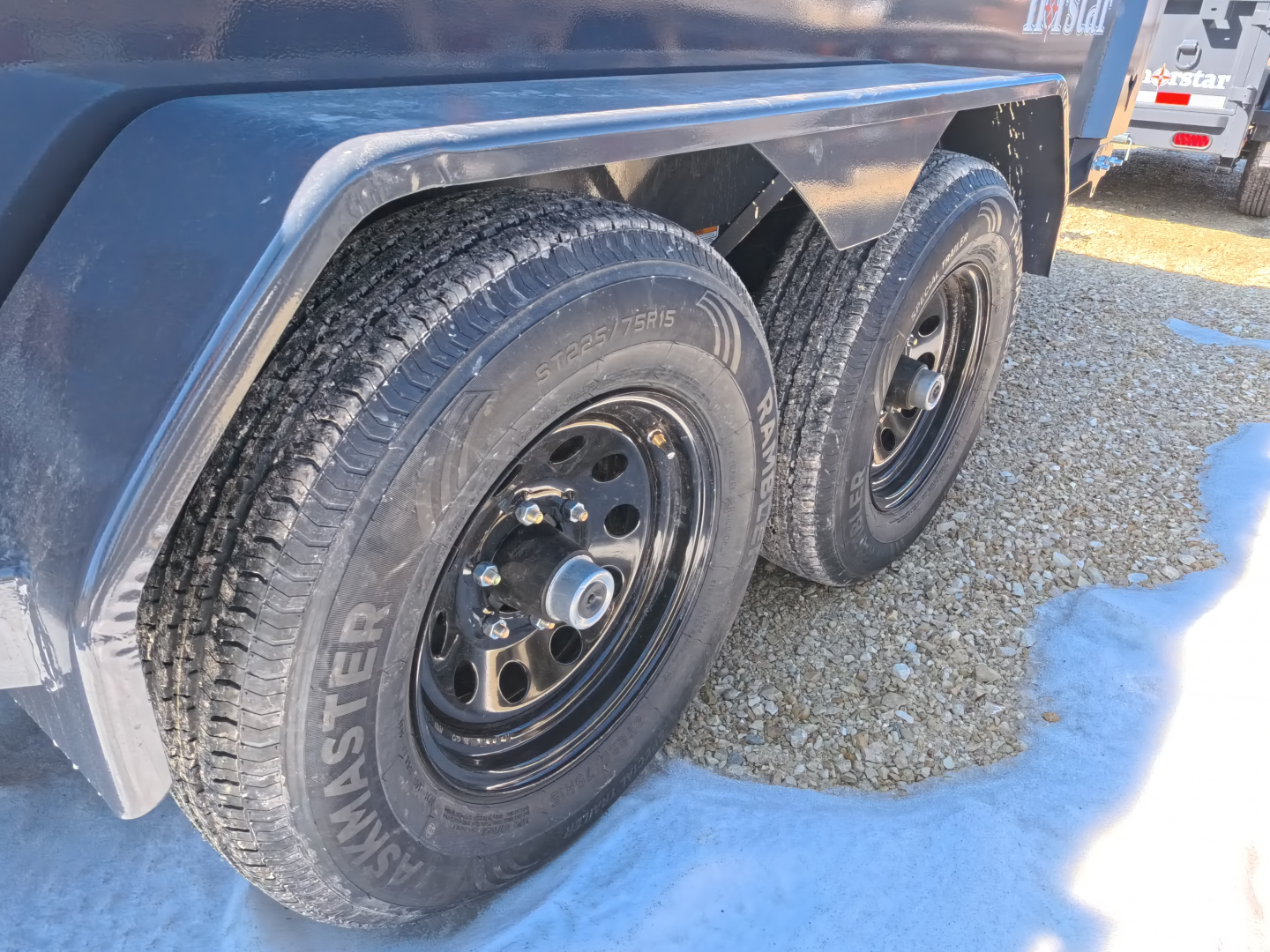 New 2026 Norstar 72x12 DCB Dump Trailer, 9,900lb GVWR, Scissor Hoist, ST225/75 R15 LRD 8 Ply Tires