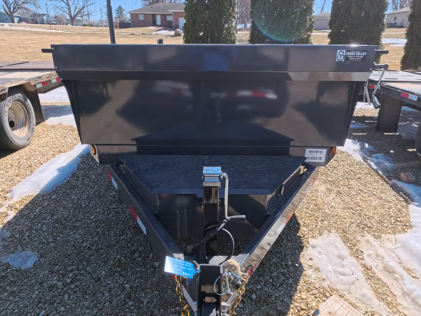 New 2026 Norstar 72x12 DCB Dump Trailer, 9,900lb GVWR, Scissor Hoist, ST225/75 R15 LRD 8 Ply Tires