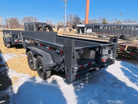 New 2026 Norstar 72x12 DCB Dump Trailer, 9,900lb GVWR, Scissor Hoist, ST225/75 R15 LRD 8 Ply Tires