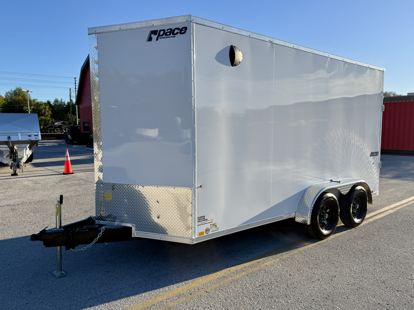 New 2026 Pace American 7x14 7K Rear Ramp Door Cargo / Enclosed Trailer