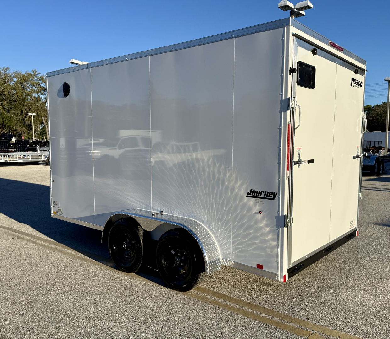 New 2026 Pace American 7x14 7K Rear Ramp Door Cargo / Enclosed Trailer