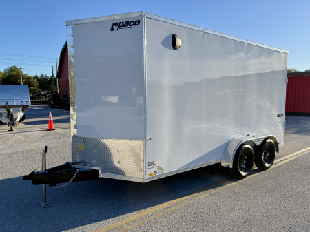 New 2026 Pace American 7x14 7K Rear Ramp Door Cargo / Enclosed Trailer