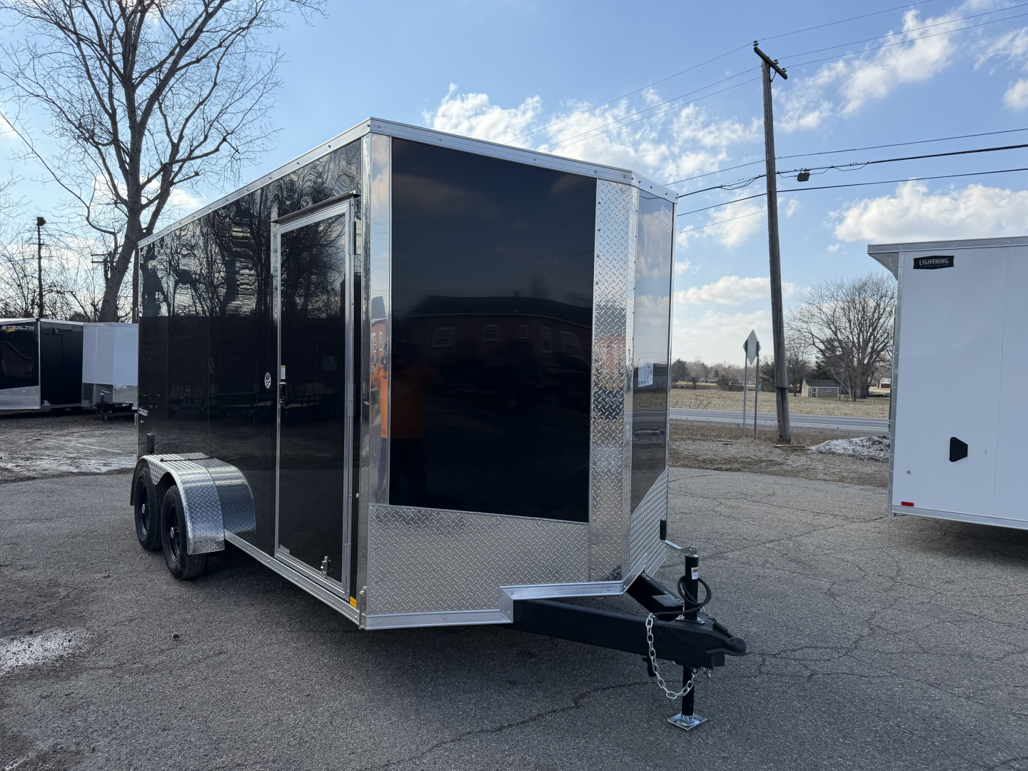 New 2026 FORMULA TRAILERS 7 x 16 Cargo / Enclosed Trailer with 7ft Interior with Ramp Door - UPGRADED MODEL