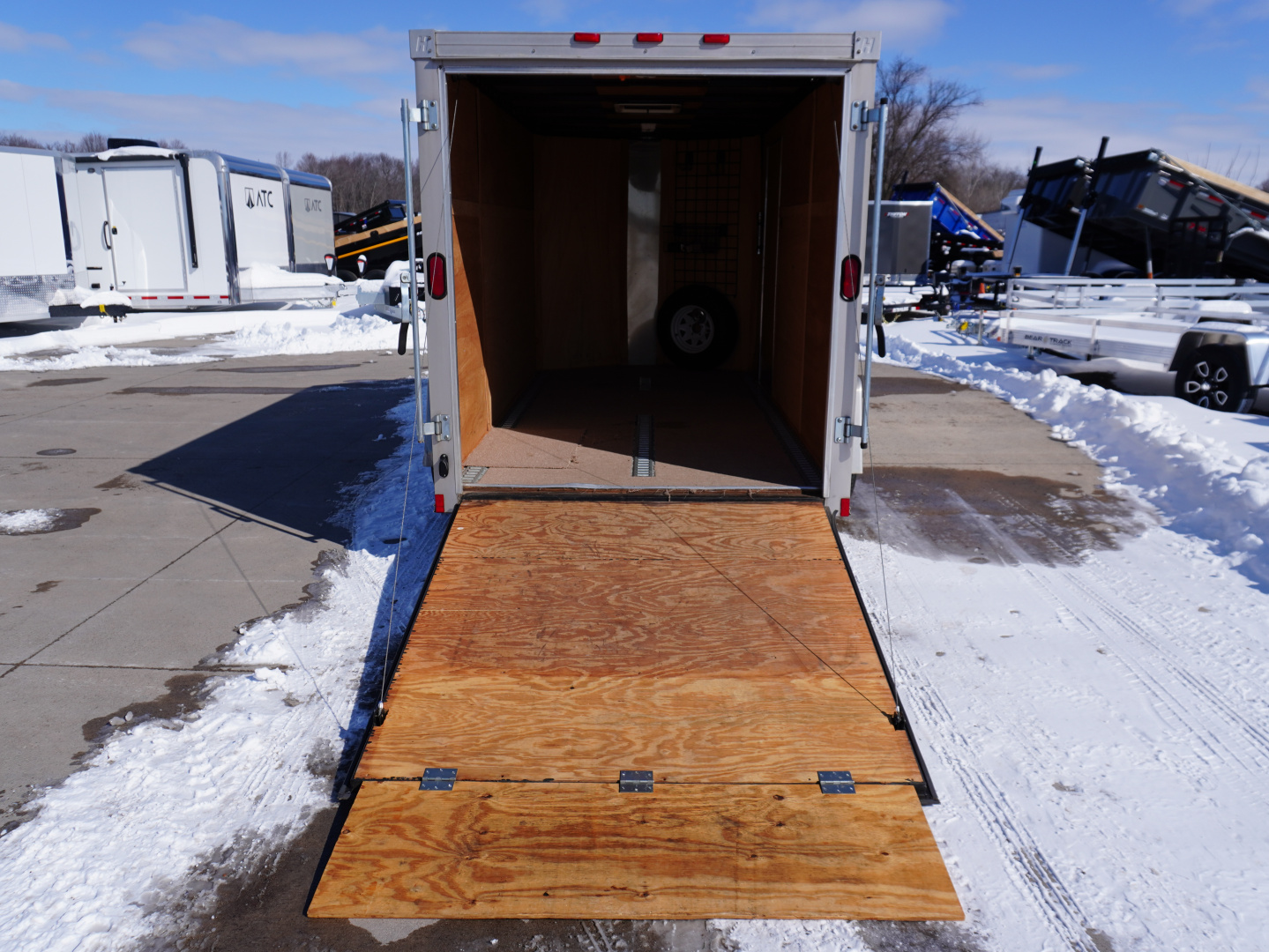 Used 2006 Haulmark 6x12ft Enclosed Trailer