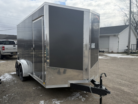New 2026 FORMULA TRAILERS 7 x 14 Cargo / Enclosed Trailer with 7ft Interior with Ramp Door - UPGRADED MODEL