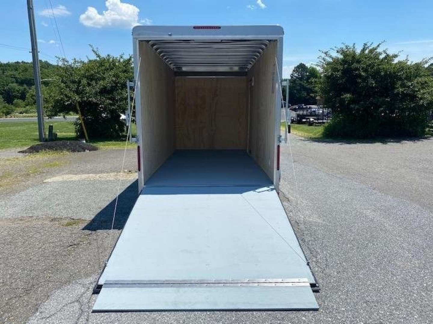 New 7 x 16 Car-Mate Custom Cargo **7'6" interior height** 7k