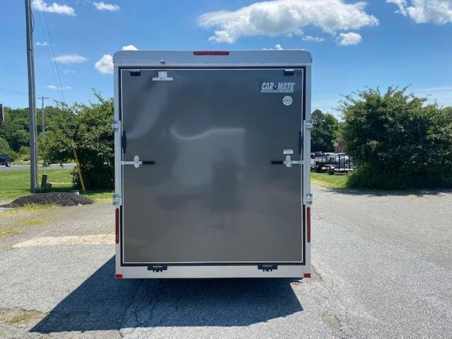 New 7 x 16 Car-Mate Custom Cargo **7'6" interior height** 7k