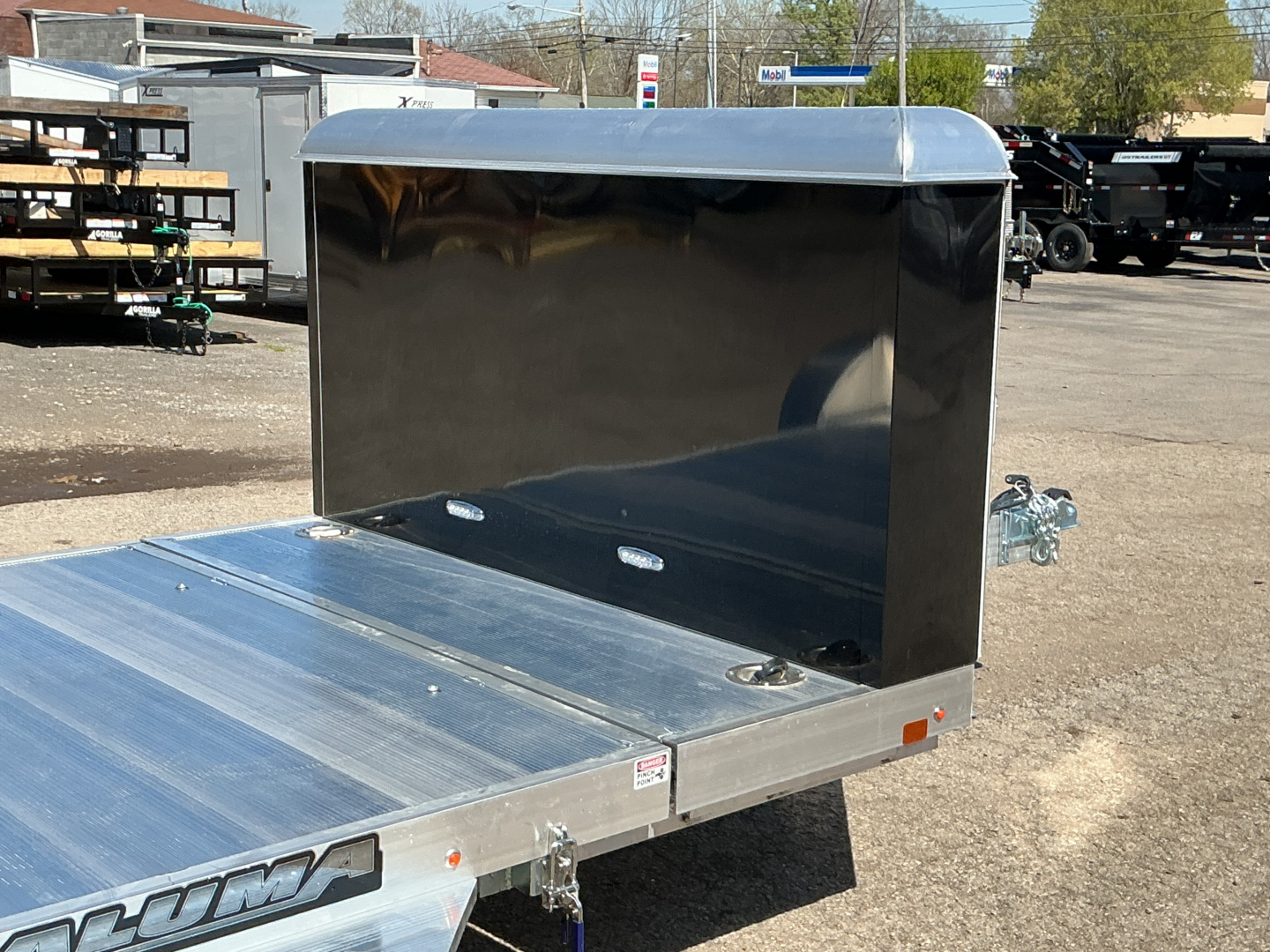 New 2027 Aluma 8218H-XL-TILT 81" x 18' Executive Series Tilt - 10K GVWR Car / Racing Trailer