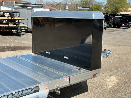 New 2027 Aluma 8218H-XL-TILT 81" x 18' Executive Series Tilt - 10K GVWR Car / Racing Trailer