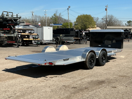 New 2027 Aluma 8218H-XL-TILT 81" x 18' Executive Series Tilt - 10K GVWR Car / Racing Trailer