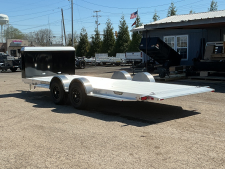 New 2027 Aluma 8218H-XL-TILT 81" x 18' Executive Series Tilt - 10K GVWR Car / Racing Trailer