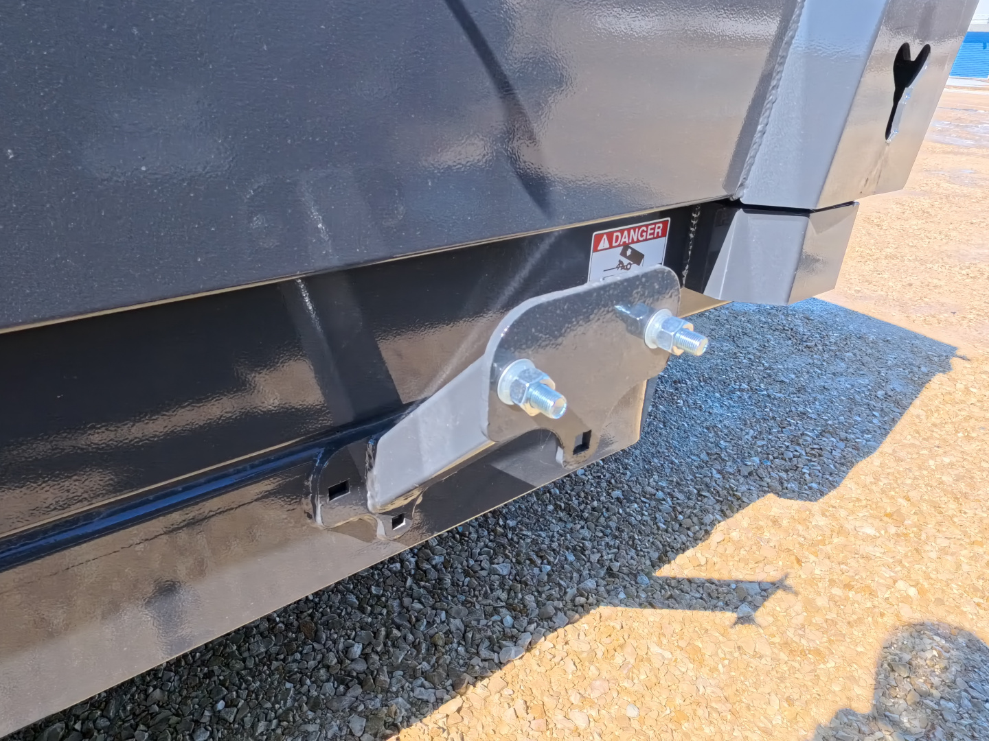 New 2026 Norstar 83 x 14 DCB Gray Dump with 14K GVWR, Scissor Hoist, ST235/80 R16 LRE 10 Ply Tires