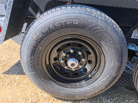 New 2026 Norstar 83 x 14 DCB Gray Dump with 14K GVWR, Scissor Hoist, ST235/80 R16 LRE 10 Ply Tires