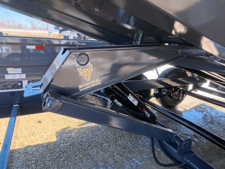 New 2026 Norstar 83 x 14 DCB Gray Dump with 14K GVWR, Scissor Hoist, ST235/80 R16 LRE 10 Ply Tires