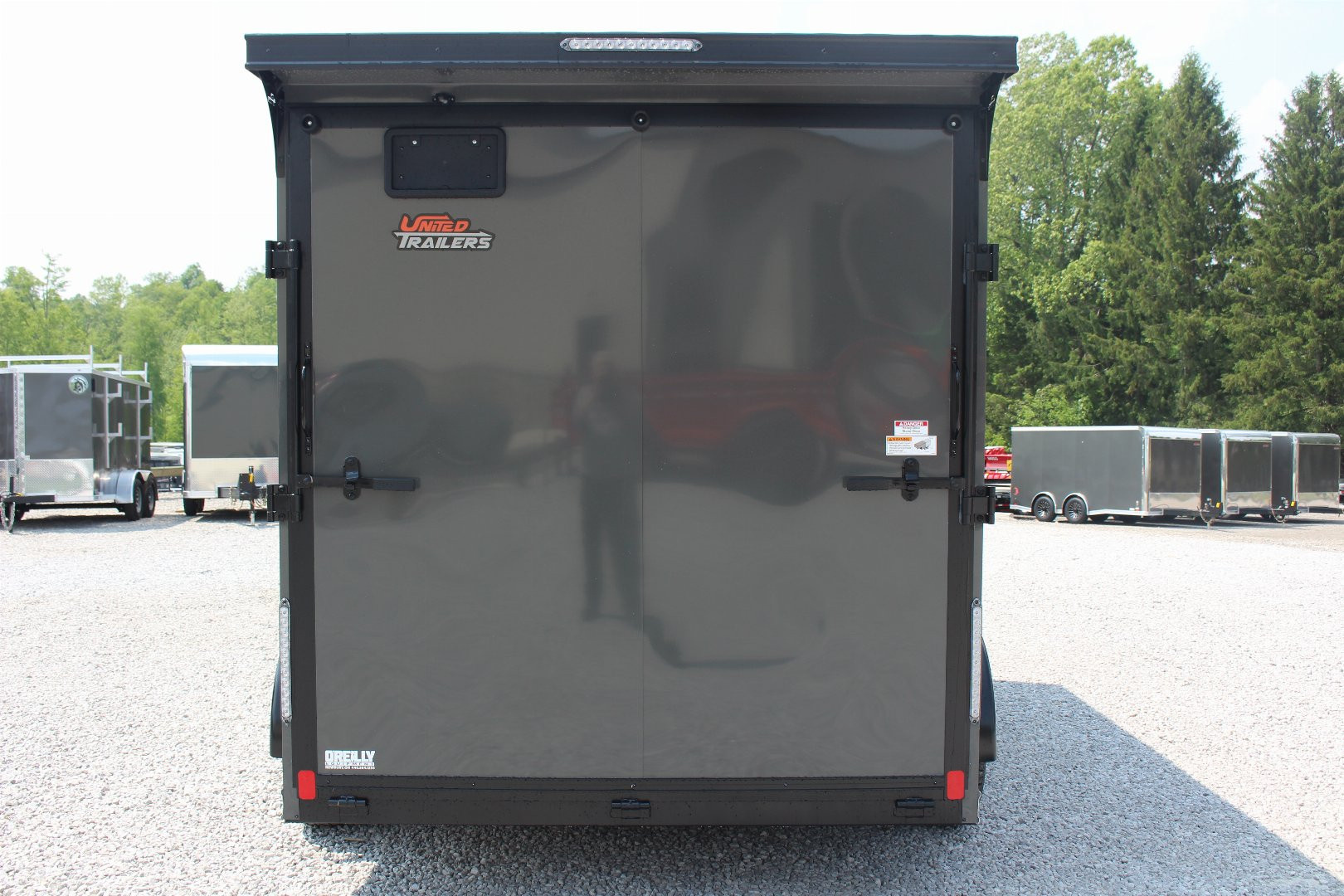 New 2026 United UJ 7' x 14' Enclosed Cargo Trailer - 7000# GVW - RAMP DOOR - 7' INTERIOR HEIGHT