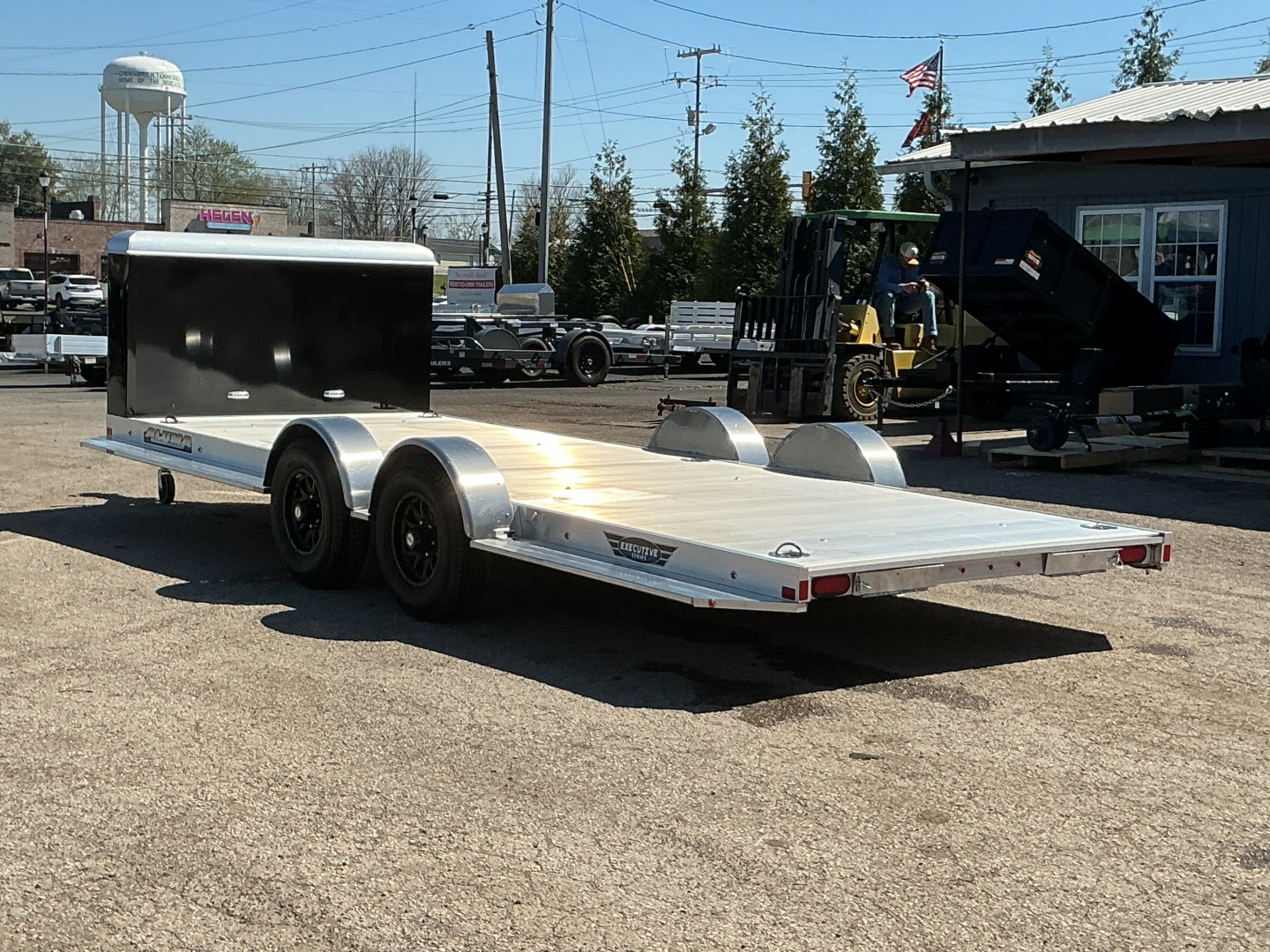 New 2027 Aluma 8220H-XL 81" x 20' Executive Series - 10K GVWR Car / Racing Trailer