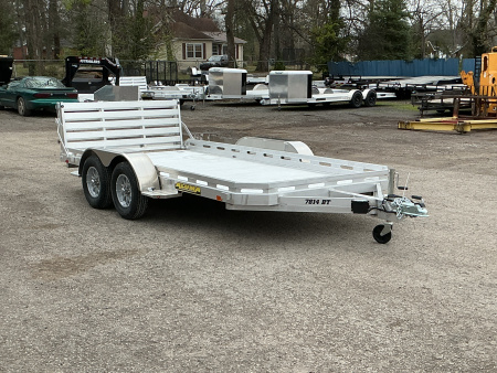 New 2027 Aluma 7814TA-BT 78  x 14' Tandem Utility Trailer