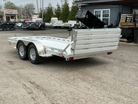 New 2027 Aluma 7814TA-BT 78" x 14' Tandem Utility Trailer