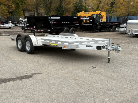 New 2027 Aluma 8016TA-EL-R 81  x 16' Aluminum Car / Racing Trailer