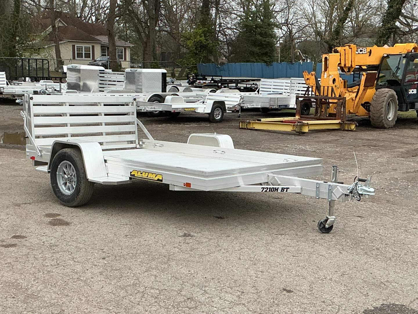 New 2027 Aluma 7210H-S-BT 72" x 10' Aluminum Utility Utility Trailer
