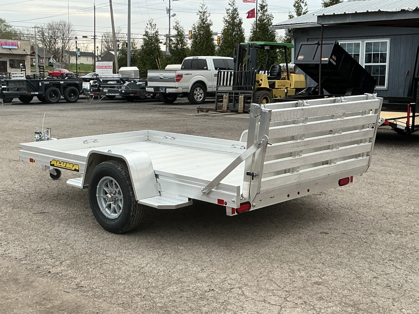 New 2027 Aluma 7210H-S-BT 72" x 10' Aluminum Utility Utility Trailer