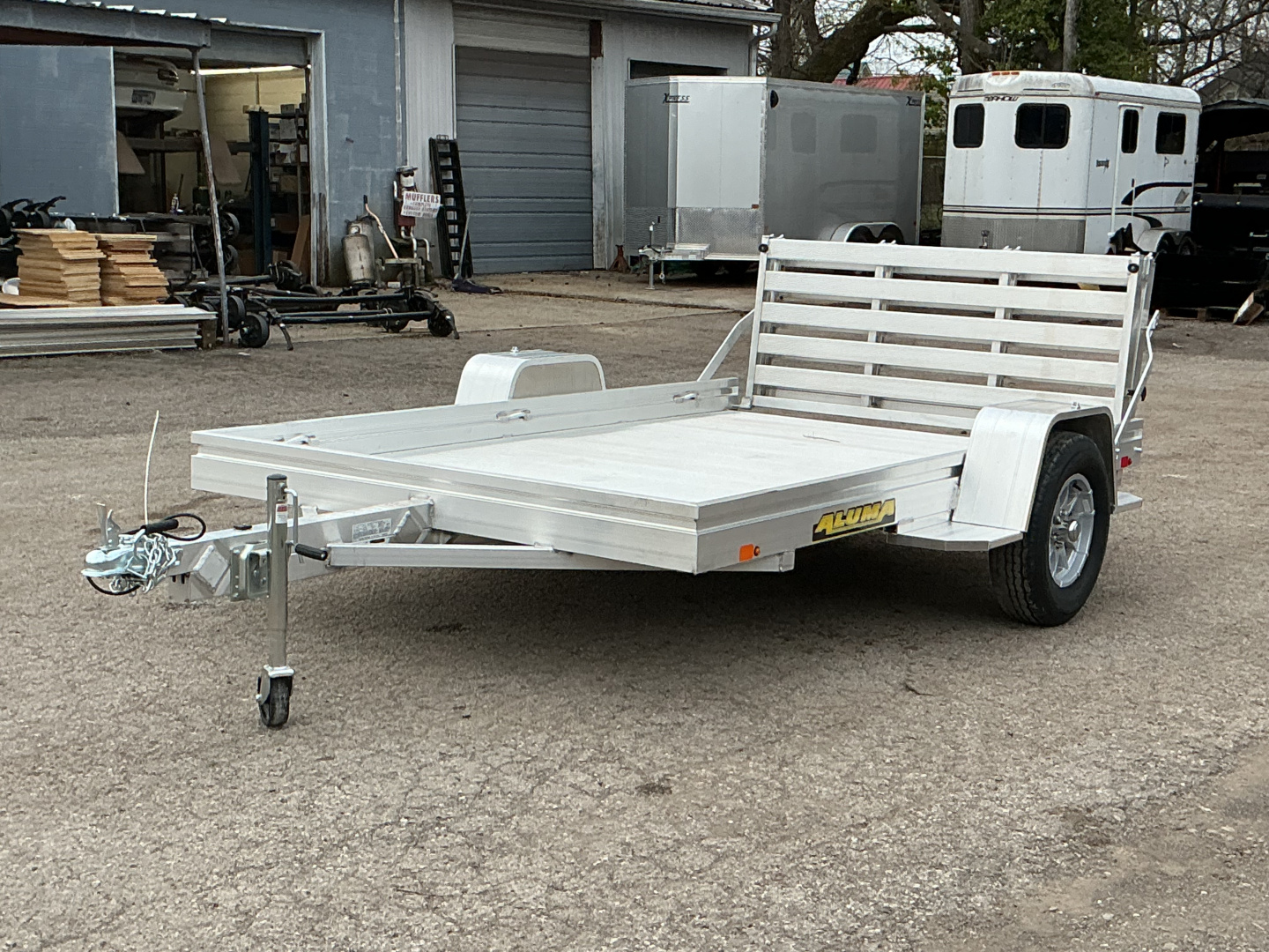 New 2027 Aluma 7210H-S-BT 72" x 10' Aluminum Utility Utility Trailer
