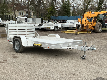 New 2027 Aluma 7210H-S-BT 72  x 10' Aluminum Utility Utility Trailer