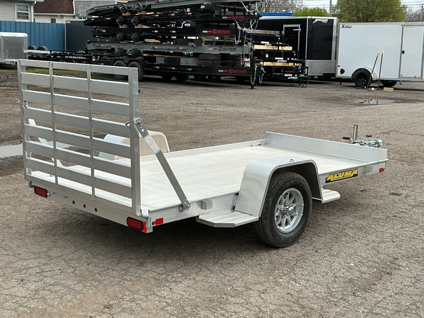 New 2027 Aluma 6310S-TG 63" x 10' Aluminum Utility Trailer