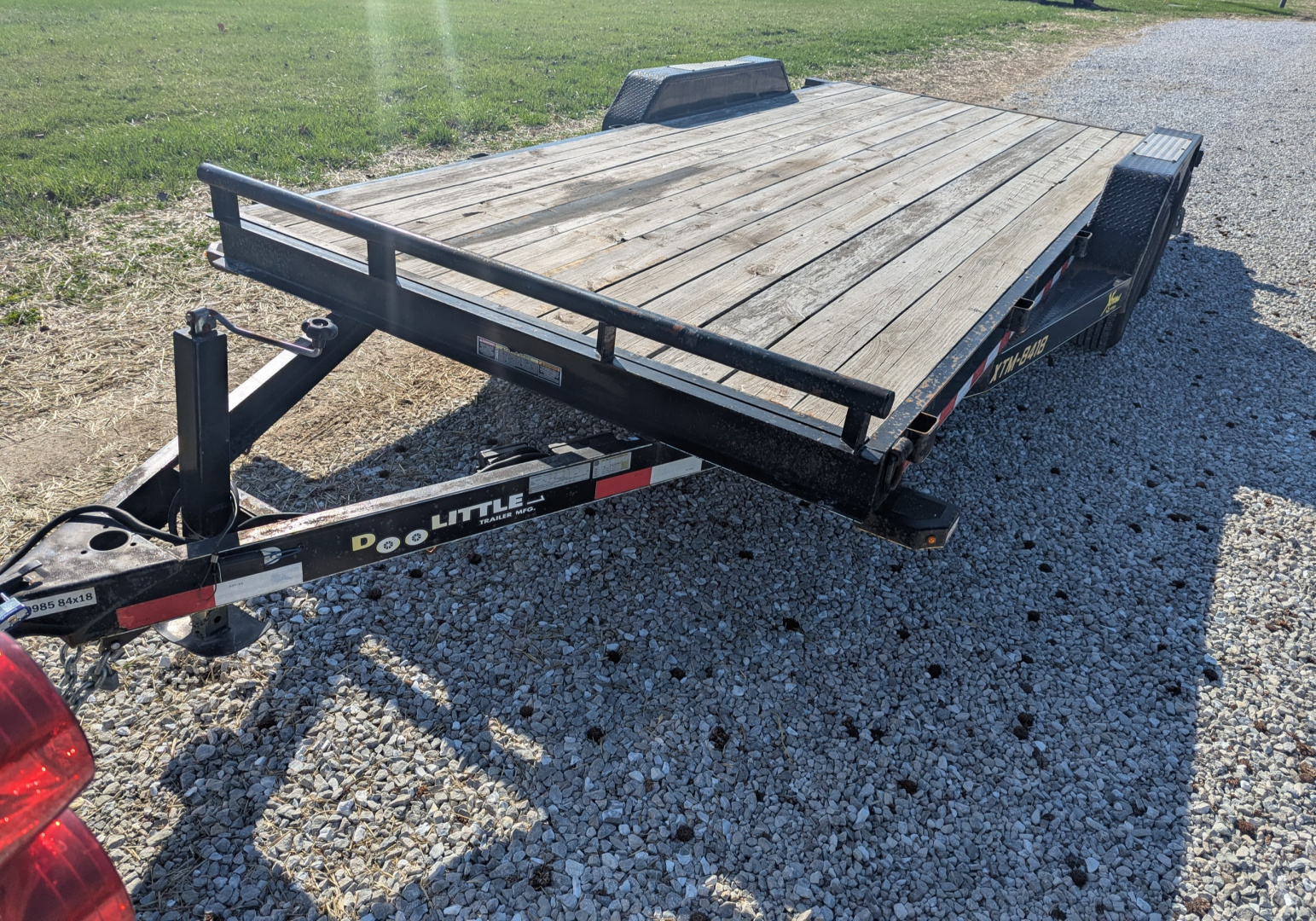 Used 2017 Doolittle Trailers 84x18 10K Equipment Trailer