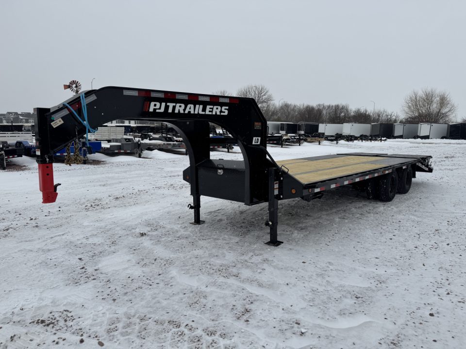 New 2026 PJ Trailers LD25GN Flatbed Trailer