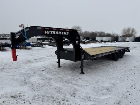 New 2026 PJ Trailers LD25GN Flatbed Trailer