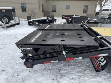 New 2026 PJ Trailers LD25GN Flatbed Trailer