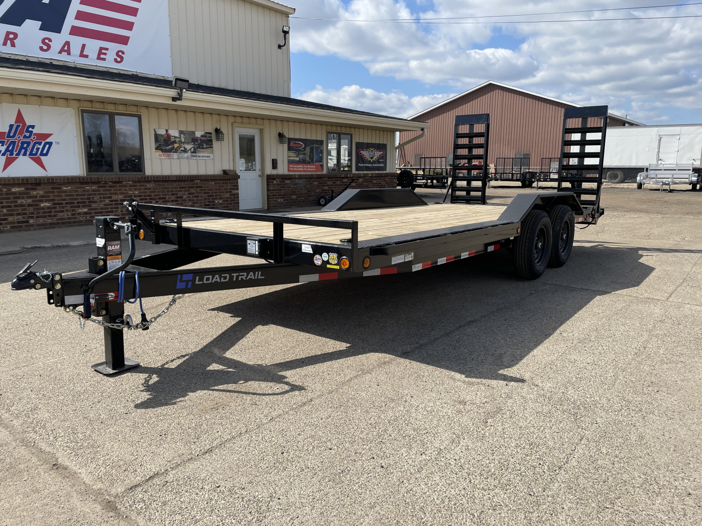 New 2026 Load Trail 102x20 Skidsteer 14k w/HD Ramps Equipment Trailer