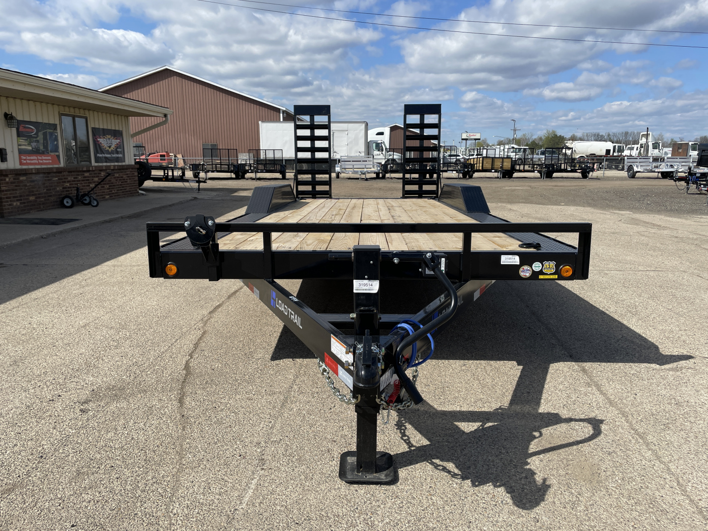 New 2026 Load Trail 102x20 Skidsteer 14k w/HD Ramps Equipment Trailer