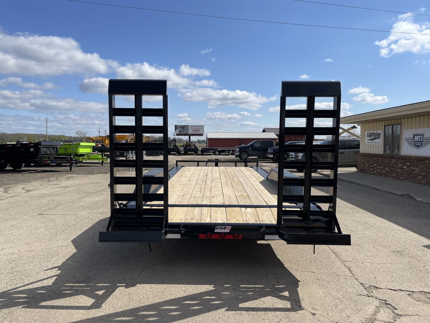New 2026 Load Trail 102x20 Skidsteer 14k w/HD Ramps Equipment Trailer