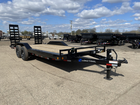 New 2026 Load Trail 102x20 Skidsteer 14k w/HD Ramps Equipment Trailer