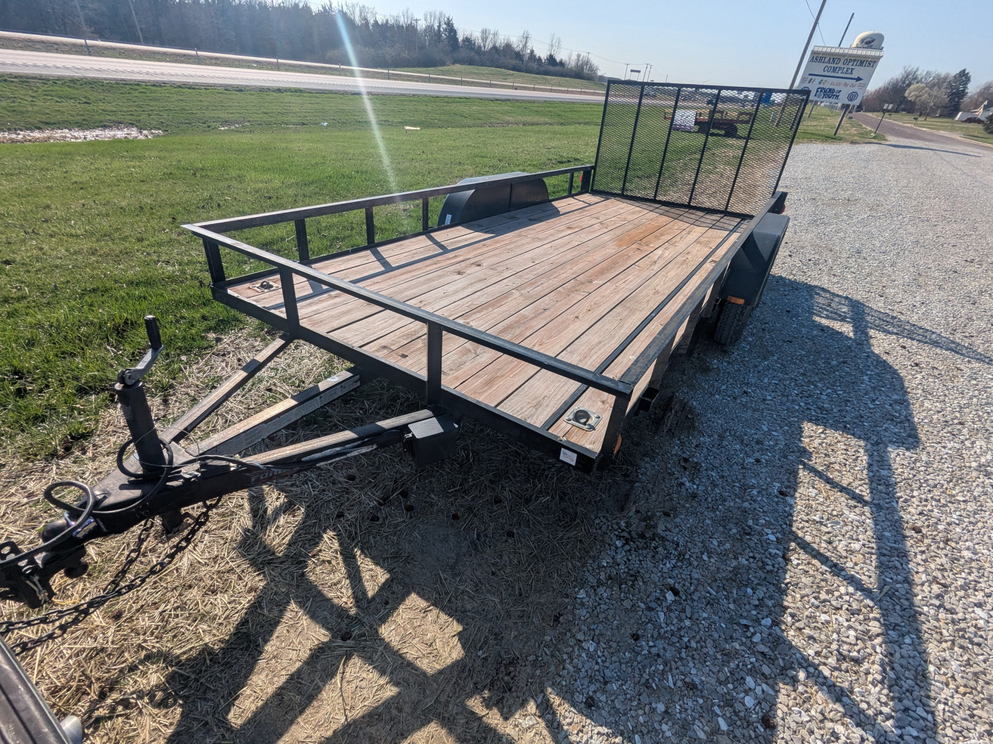 Used 2018 Forest River 82x16 Utility Trailer