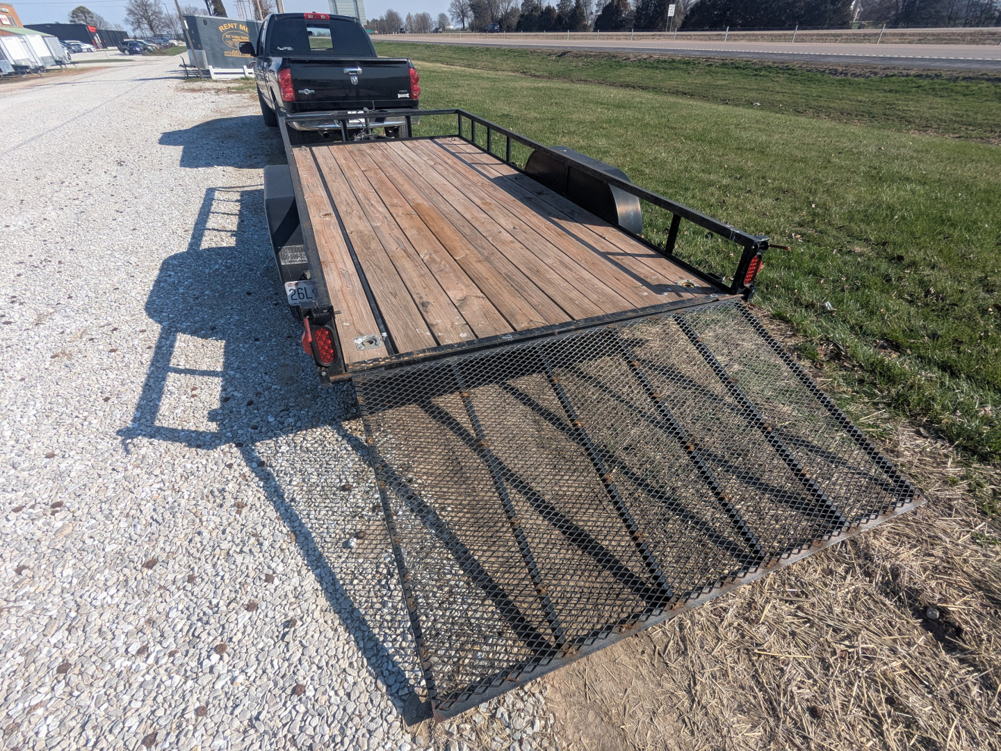 Used 2018 Forest River 82x16 Utility Trailer