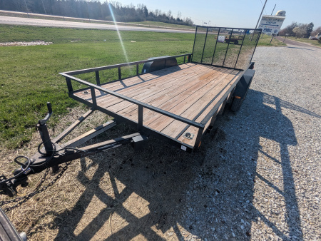 Used 2018 Forest River 82x16 Utility Trailer