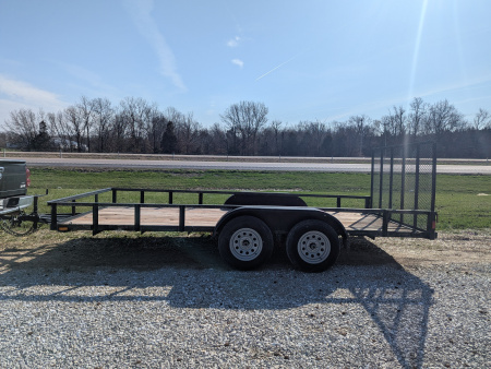 Used 2018 Forest River 82x16 Utility Trailer