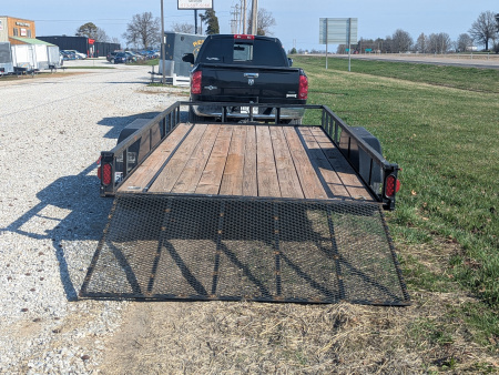 Used 2018 Forest River 82x16 Utility Trailer