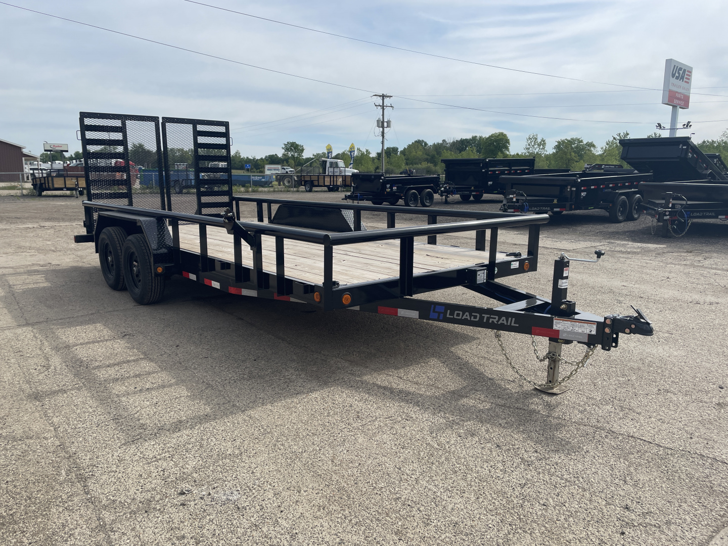 New 2026 Load Trail 83x18 Landscape 10k w/Split Gate Equipment Trailer